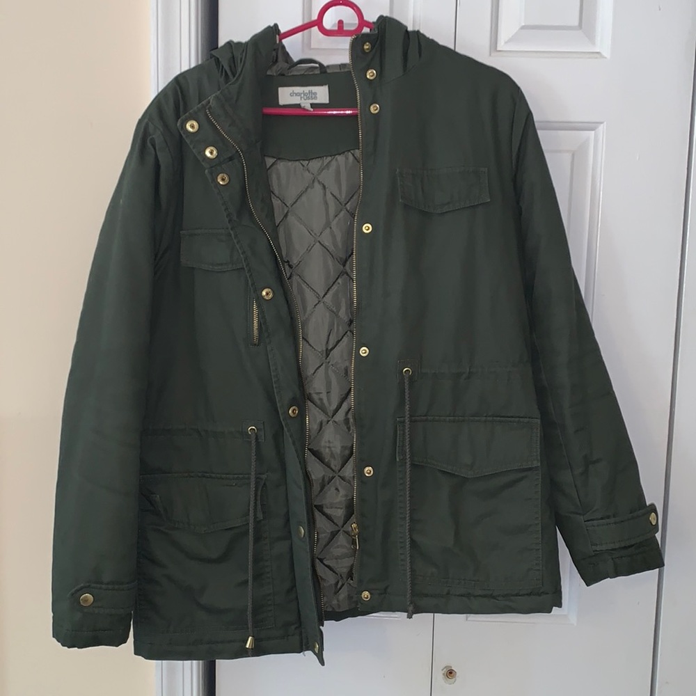 Green jacket charlotte russe L